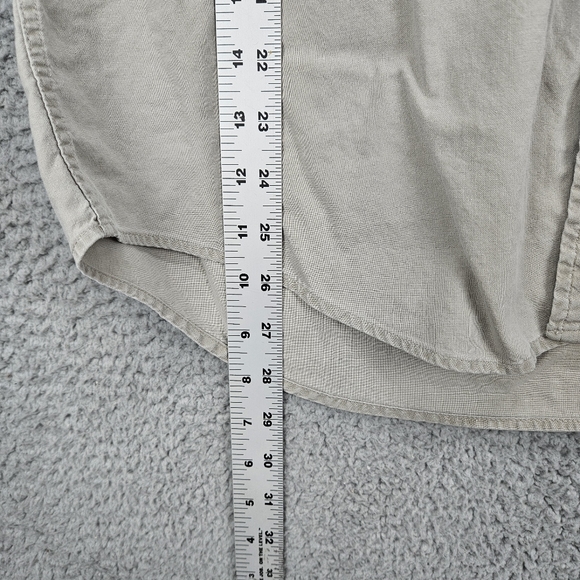 Vintage Woolrich Mens Medium Short Sleeve Button Up Shirt Gray - Picture 6 of 6